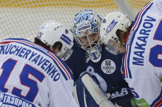 Kontinental Hockey League. Dynamo Moscow vs. SKA St. Petersburg