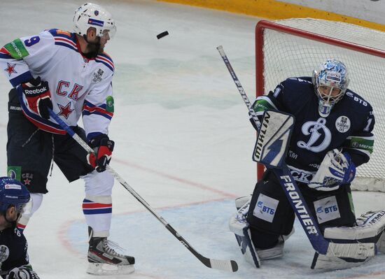 Kontinental Hockey League. Dynamo Moscow vs. SKA St. Petersburg