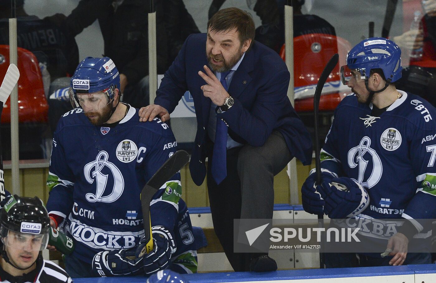Kontinental Hockey League. Dynamo Moscow vs. SKA St. Petersburg