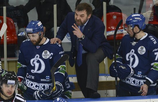 Kontinental Hockey League. Dynamo Moscow vs. SKA St. Petersburg