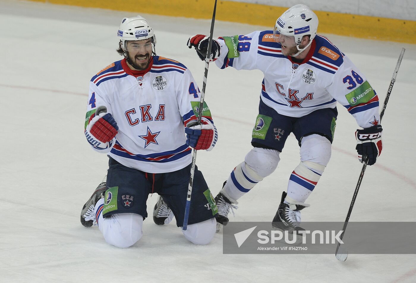 Kontinental Hockey League. Dynamo Moscow vs. SKA St. Petersburg
