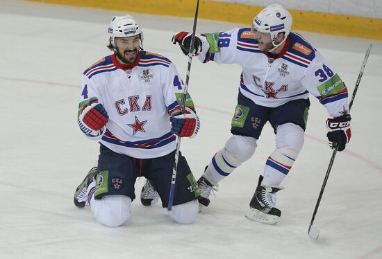 Kontinental Hockey League. Dynamo Moscow vs. SKA St. Petersburg