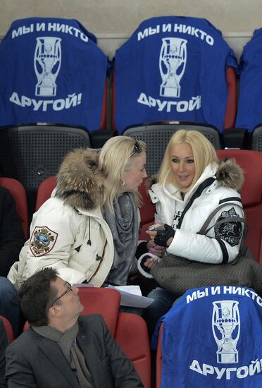 Kontinental Hockey League. Dynamo Moscow vs. SKA St. Petersburg