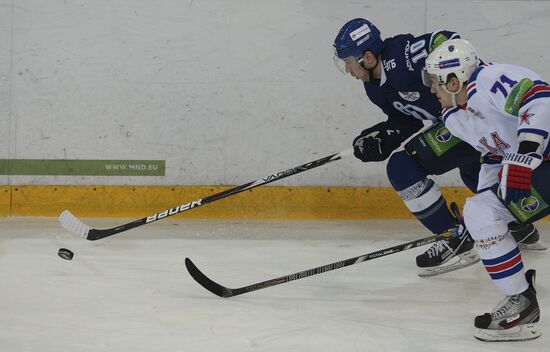 Kontinental Hockey League. Dynamo Moscow vs. SKA St. Petersburg