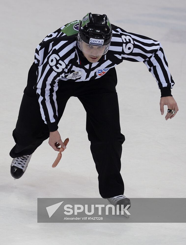 Kontinental Hockey League. Dynamo Moscow vs. SKA St. Petersburg