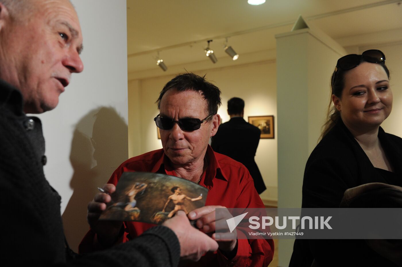 Photographer Jan Saudek's exhibition