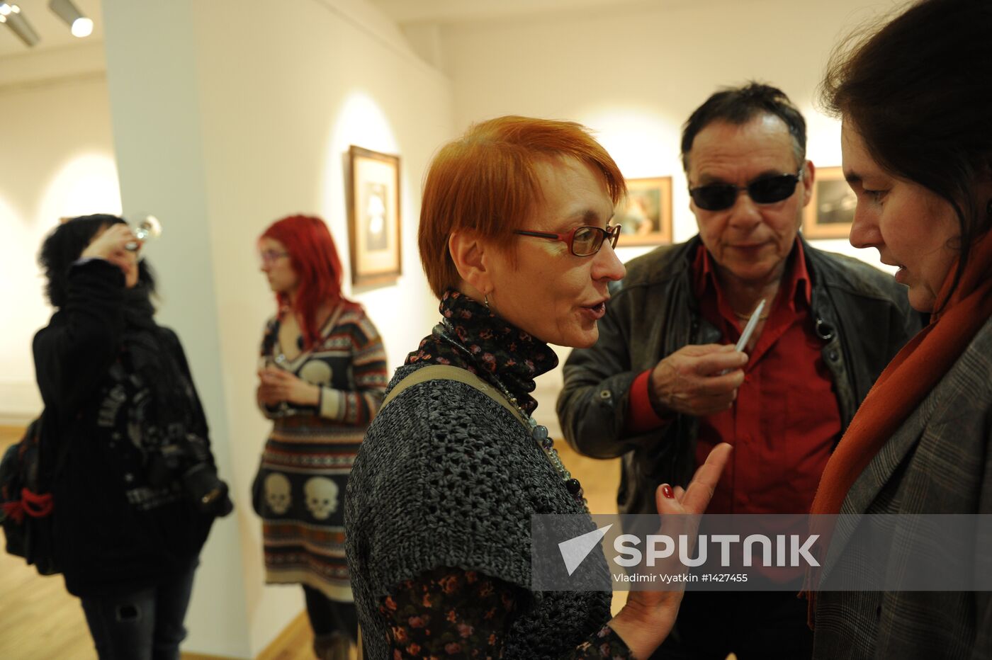 Photographer Jan Saudek's exhibition