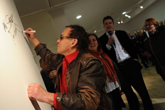 Photographer Jan Saudek's exhibition