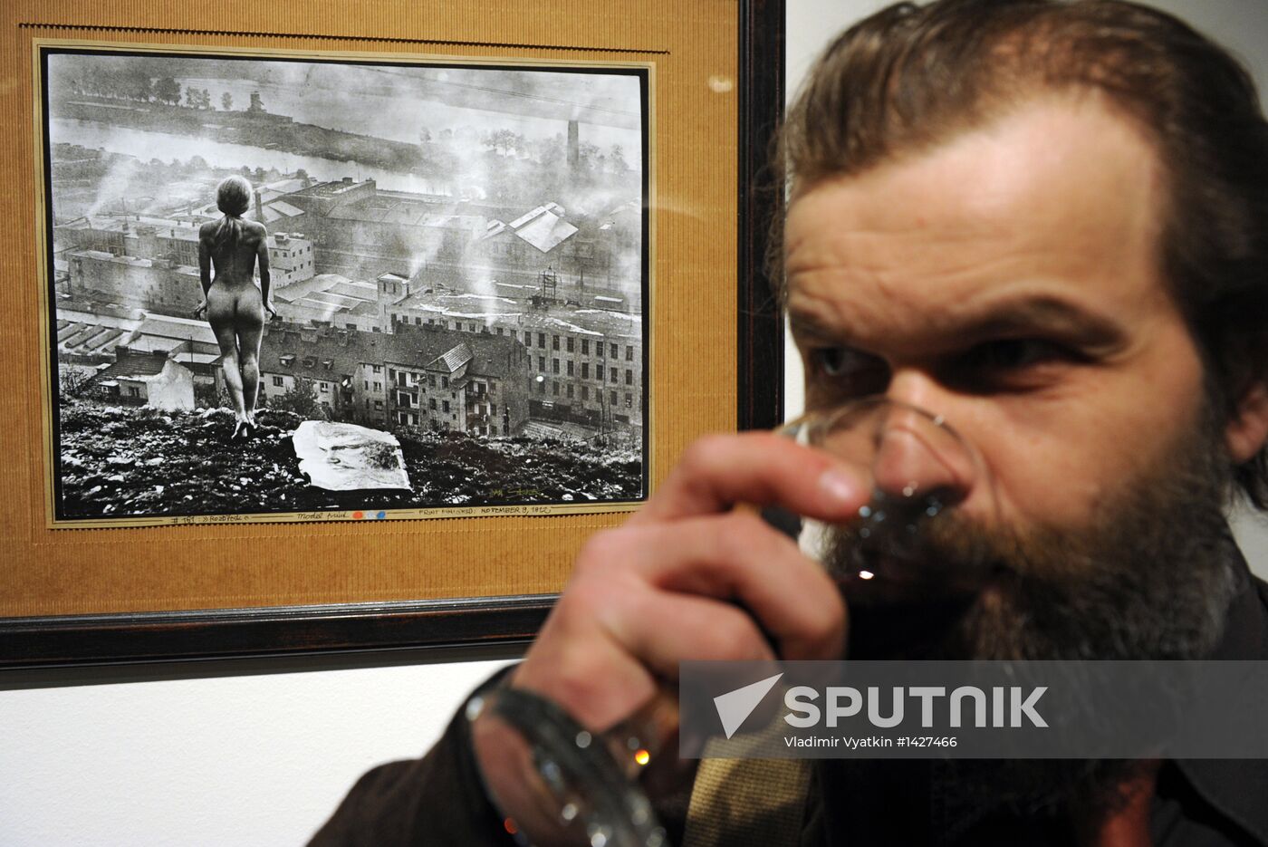 Photographer Jan Saudek's exhibition