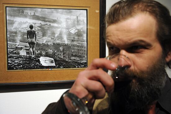 Photographer Jan Saudek's exhibition