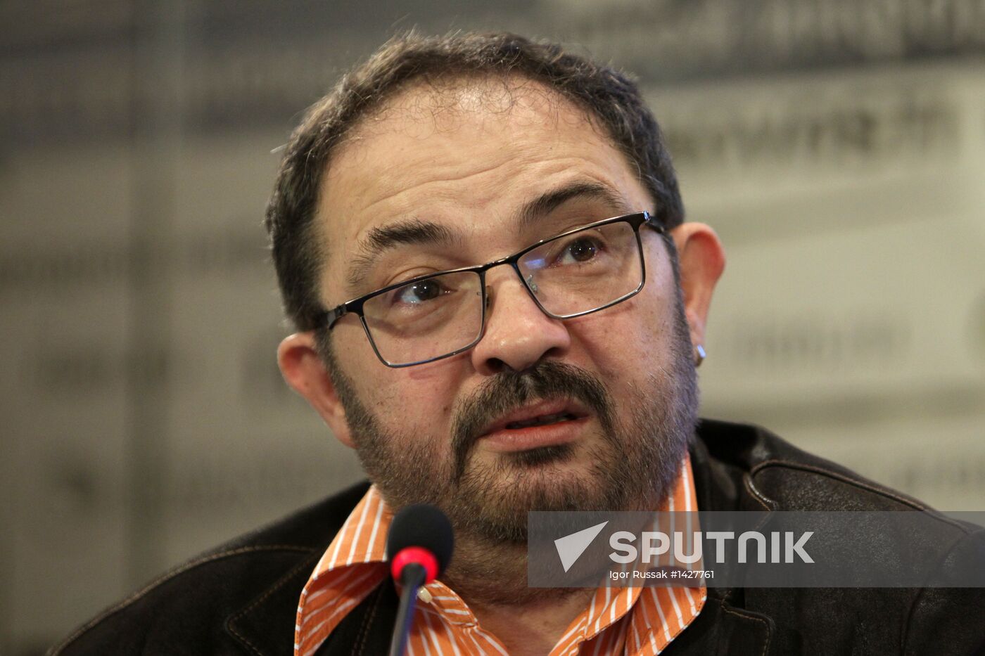 News conference with Marat Gelman