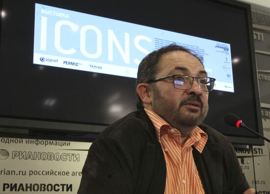 News conference with Marat Gelman