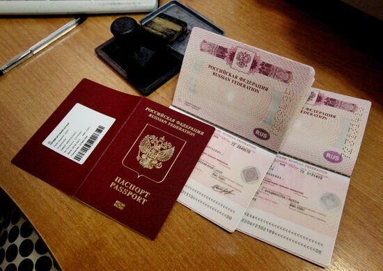 Processing and issuing biometric foreign passports