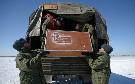 Field training exercise for military chaplains in Ryazan region