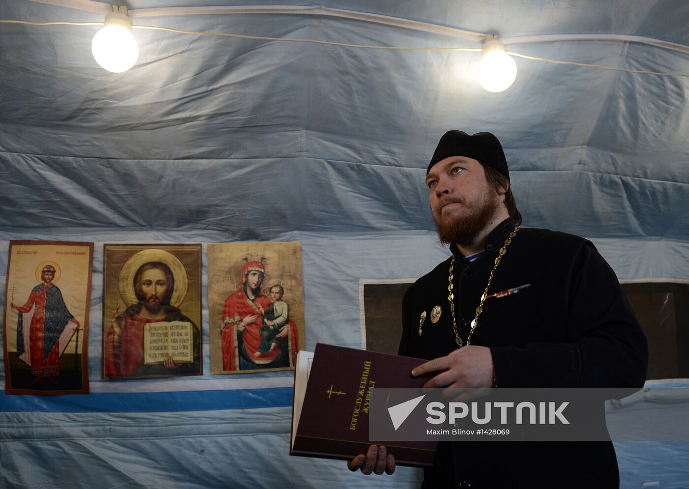 Field training exercise for military chaplains in Ryazan region