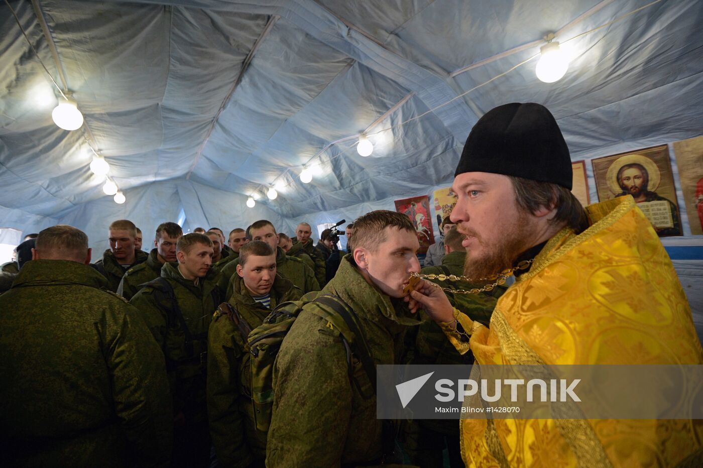 Field training exercise for military chaplains in Ryazan region