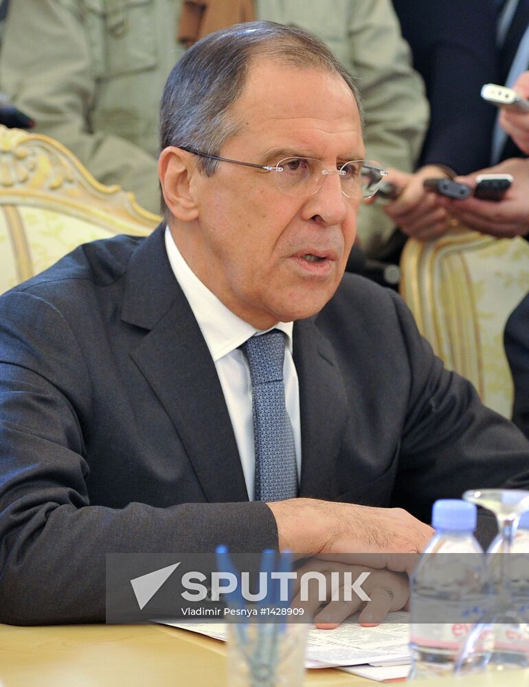 Meeting of Russian and Ukrainian foreign ministers