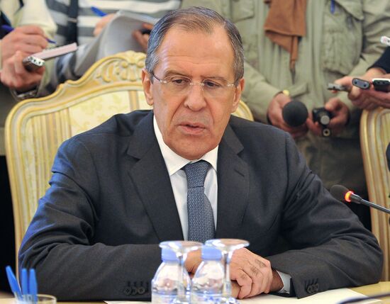 Meeting of Russian and Ukrainian foreign ministers