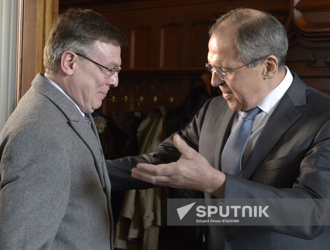Meeting of Russian and Ukrainian foreign ministers
