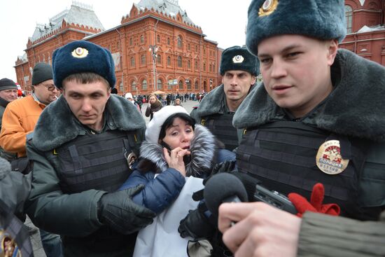 Protests in support of defendants in Bolotnaya Square case