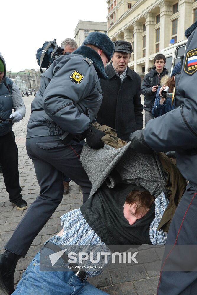 Protests in support of defendants in Bolotnaya Square case