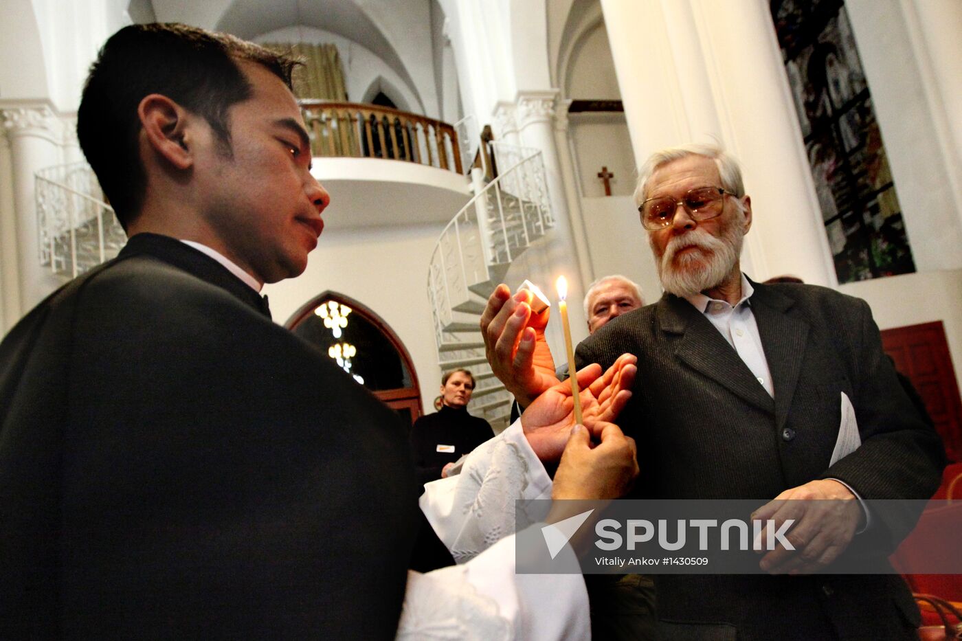 Celebrating Catholic Easter in Novosibirsk