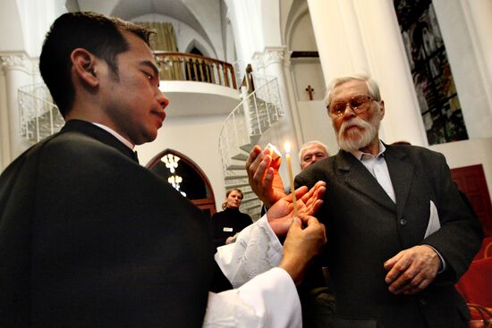 Celebrating Catholic Easter in Novosibirsk