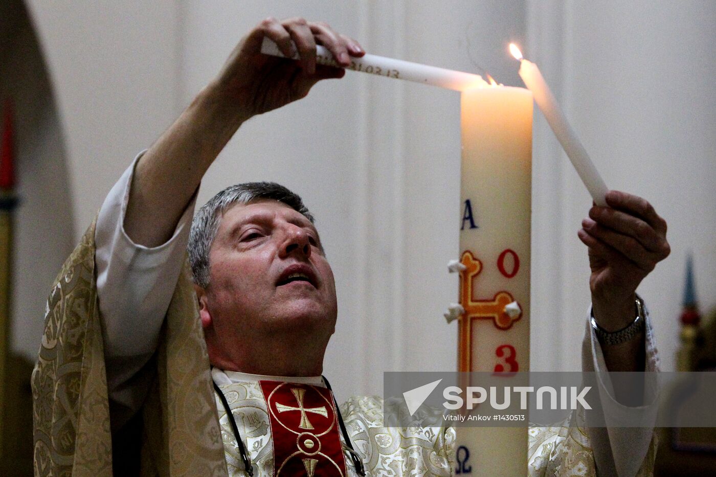 Celebrating Catholic Easter in Novosibirsk