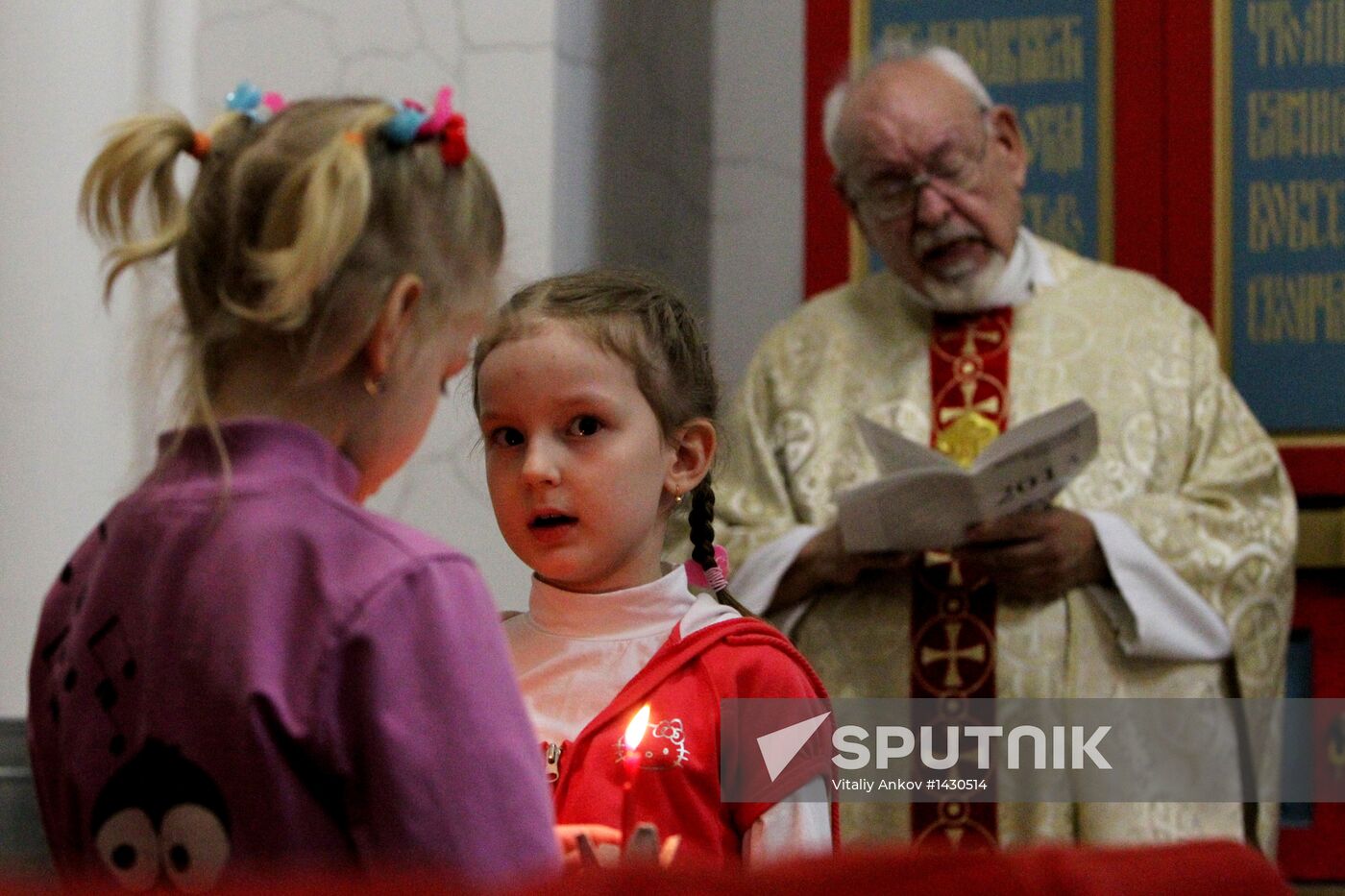Celebrating Catholic Easter in Novosibirsk
