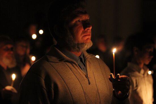 Celebrating Catholic Easter in Novosibirsk