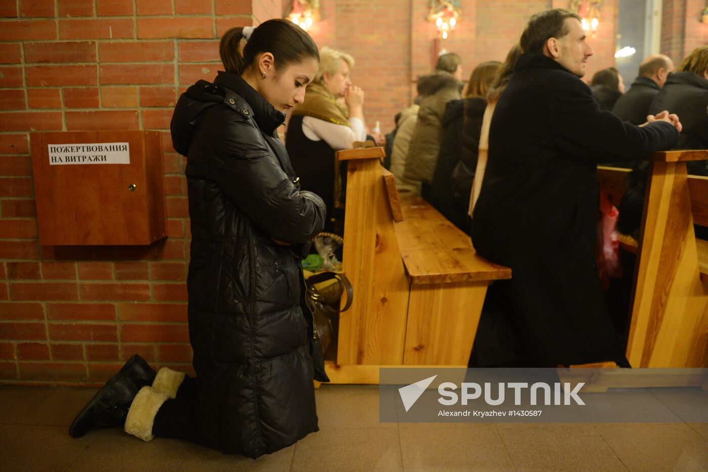 Celebrating Catholic Easter in Novosibirsk