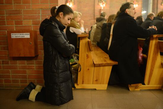 Celebrating Catholic Easter in Novosibirsk