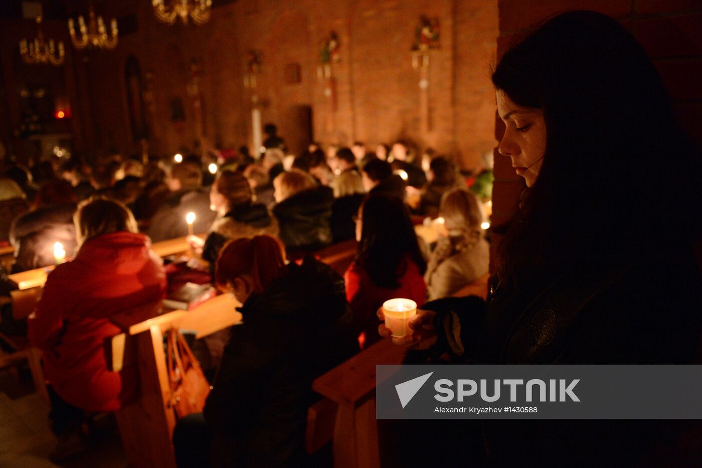 Celebrating Catholic Easter in Novosibirsk
