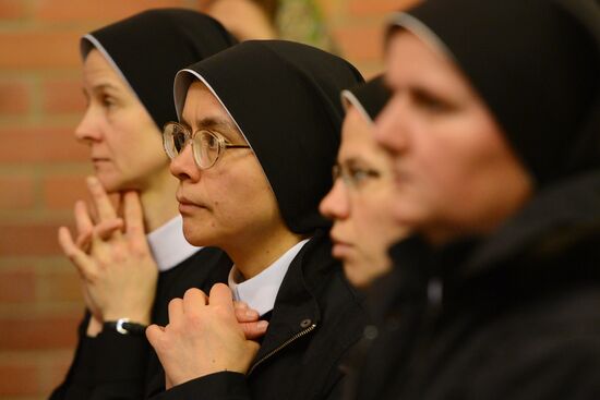 Celebrating Catholic Easter in Novosibirsk