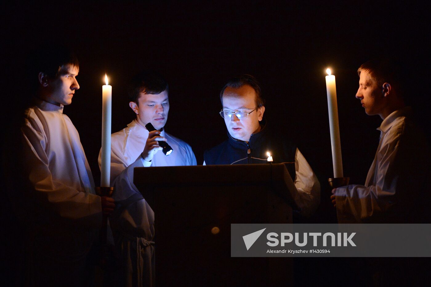 Celebrating Catholic Easter in Novosibirsk