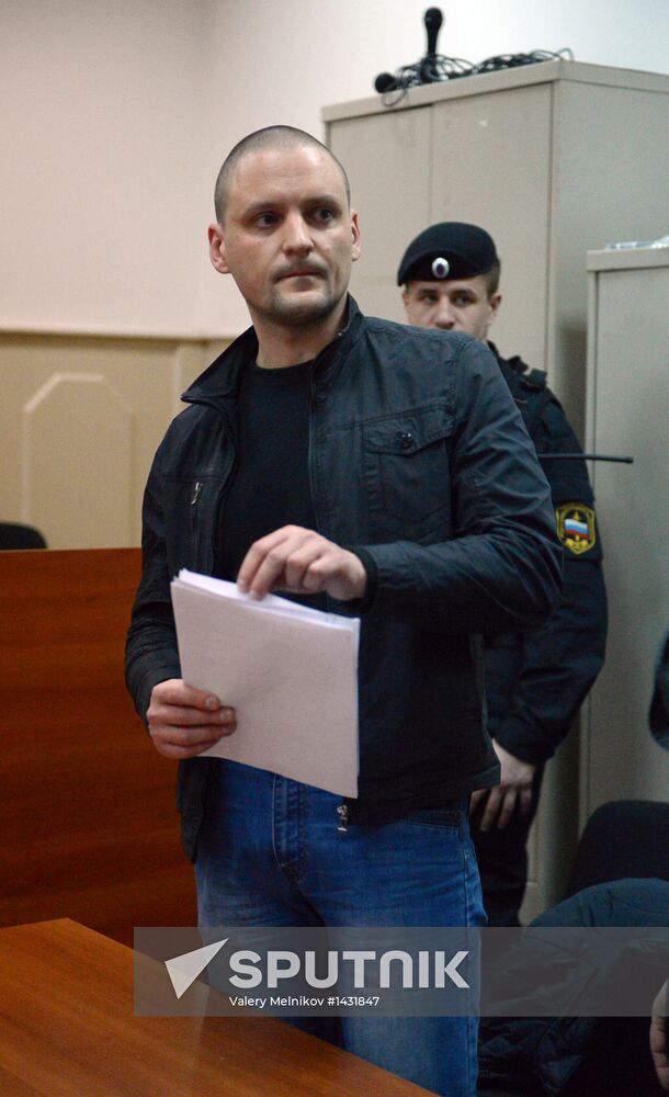 Sergei Udaltsov's arrest extended