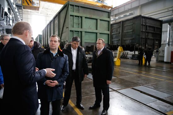 Rail and beam shop at EVRAZ plant
