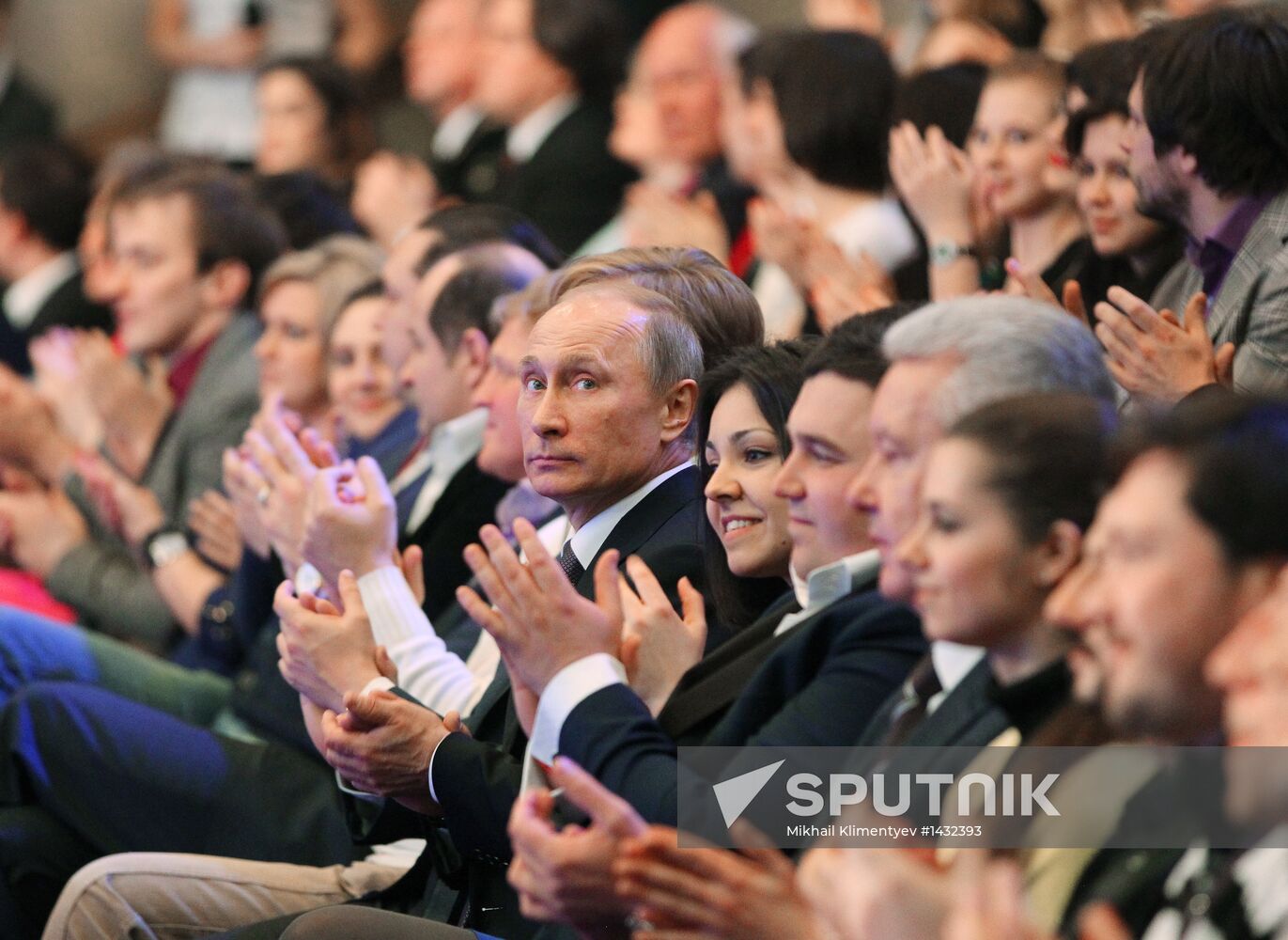 President V. Putin attends opening of "KVN Planet" headquarters