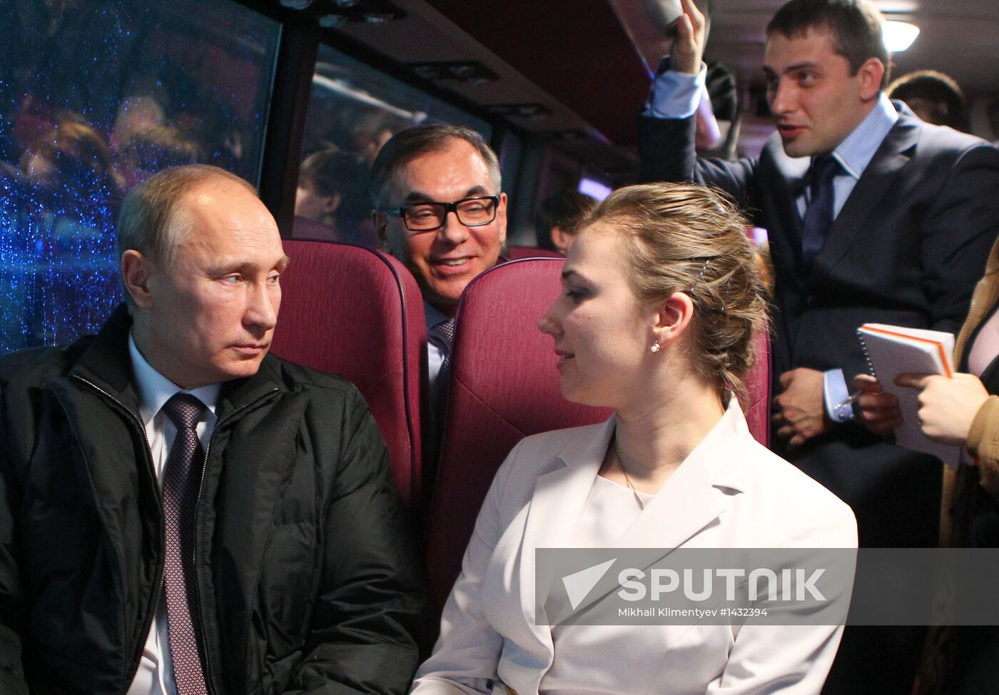 President V. Putin attends opening of "KVN Planet" headquarters