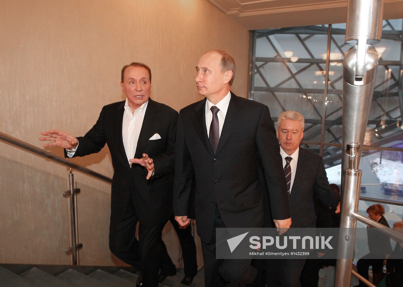 President V. Putin attends opening of "KVN Planet" headquarters