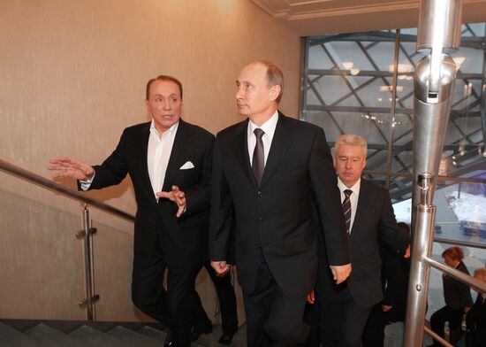 President V. Putin attends opening of "KVN Planet" headquarters