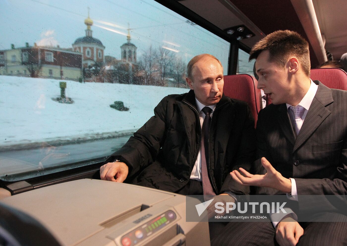 President V. Putin attends opening of "KVN Planet" headquarters