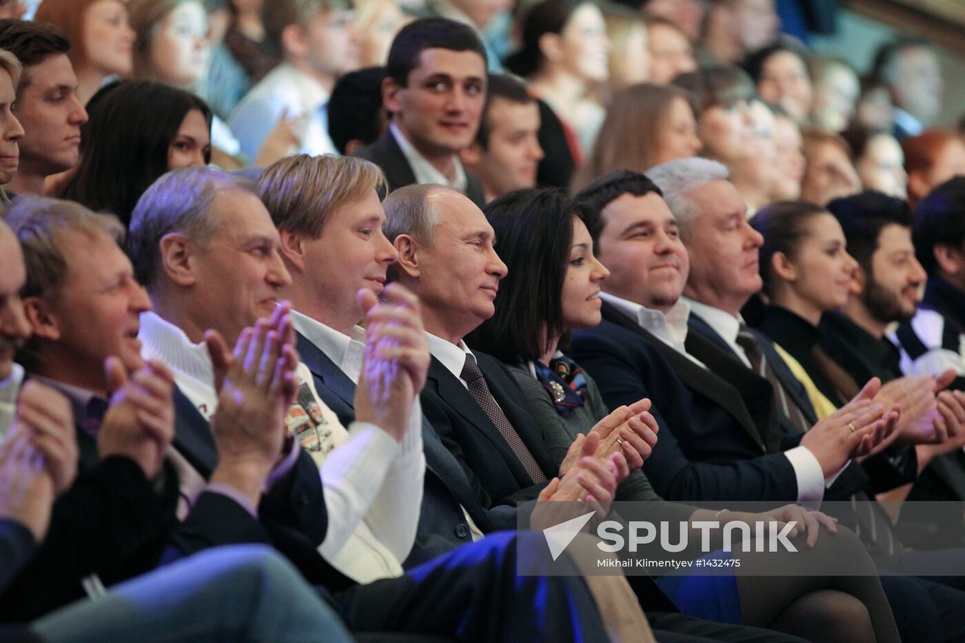 President V. Putin attends opening of "KVN Planet" headquarters