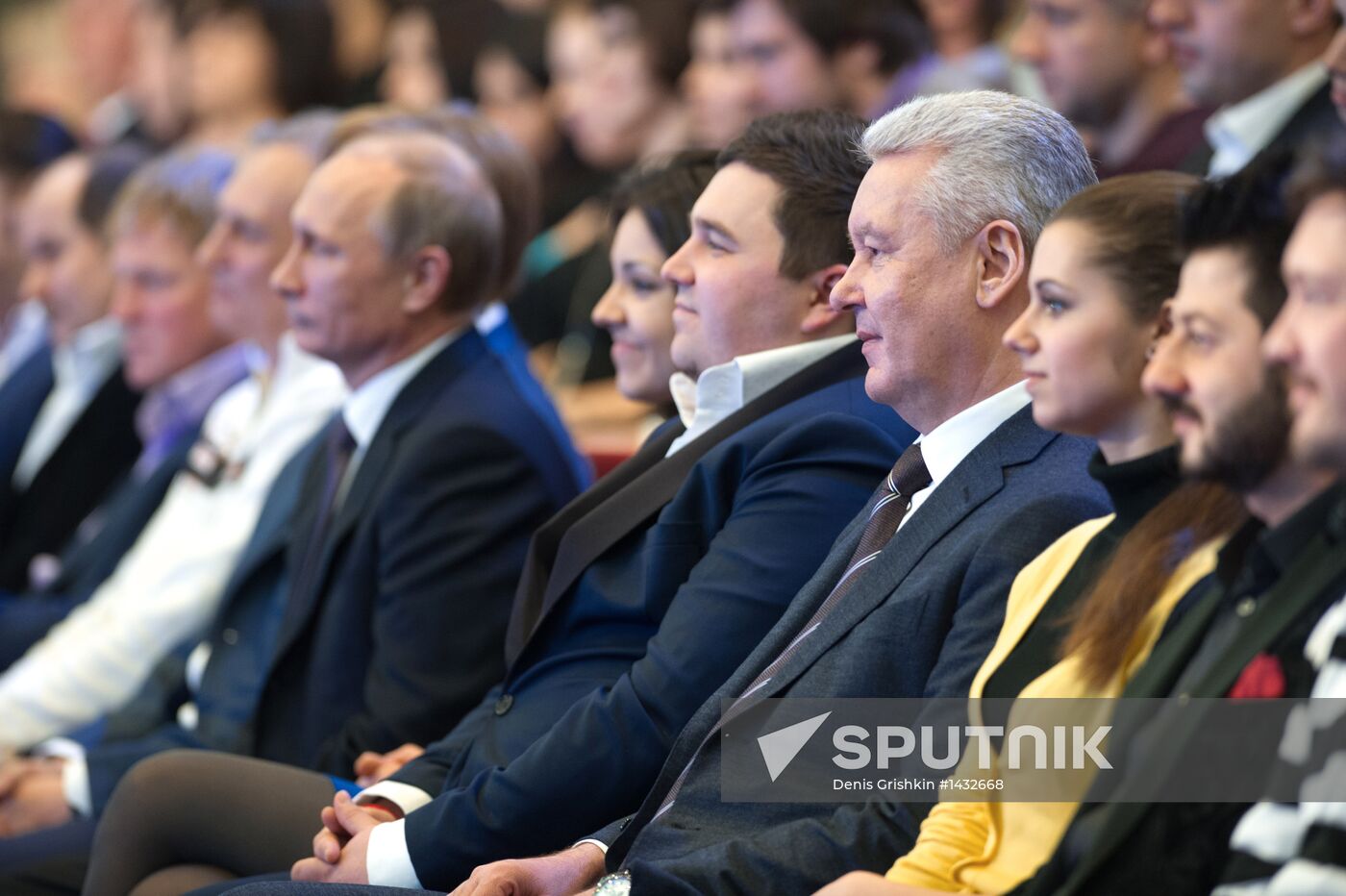 President V. Putin attends opening of "KVN Planet" headquarters