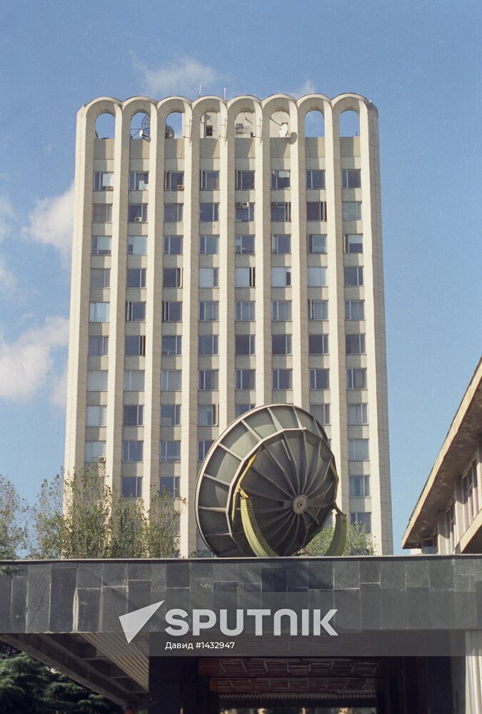 Rustavi-2 building in Tbilisi