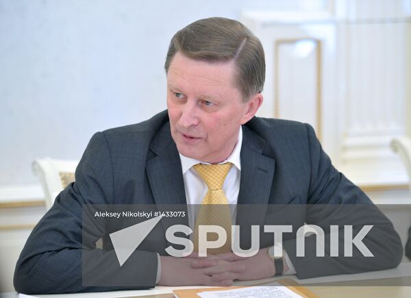 Sergei Ivanov meets the press