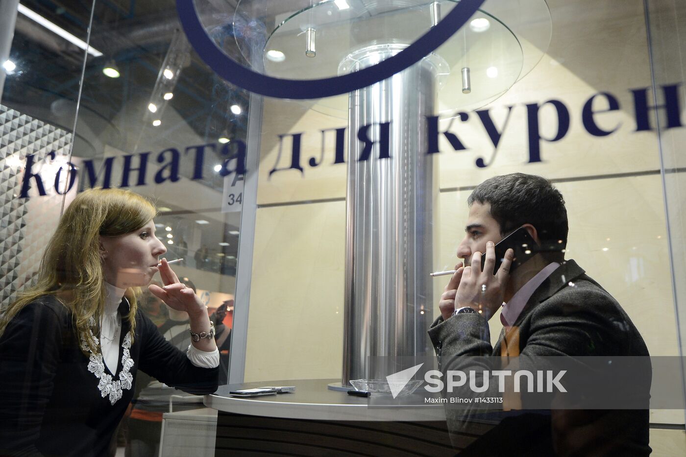 Smoking room up to Russian Health Ministry's standards