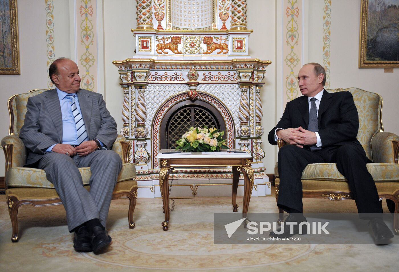 Putin meets with Yemen's President Abd Rabbuh Mansur Hadi