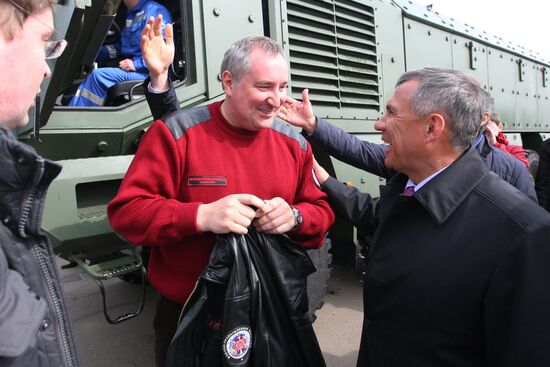Dmitry Rogozin visits KamAz plant