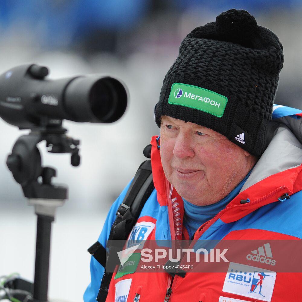 Wolfgang Pichler, coach of Russian national biathlon team